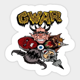 GWAR Sticker